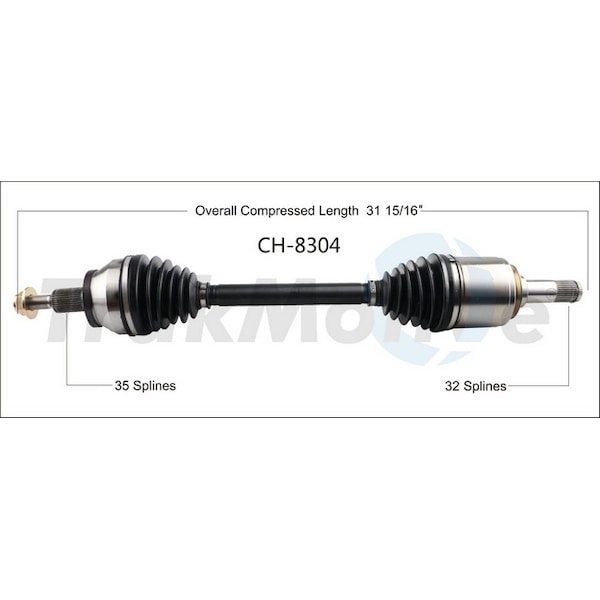 Surtrack Axle Cv Axle Shaft, Ch-8304 CH-8304 - main